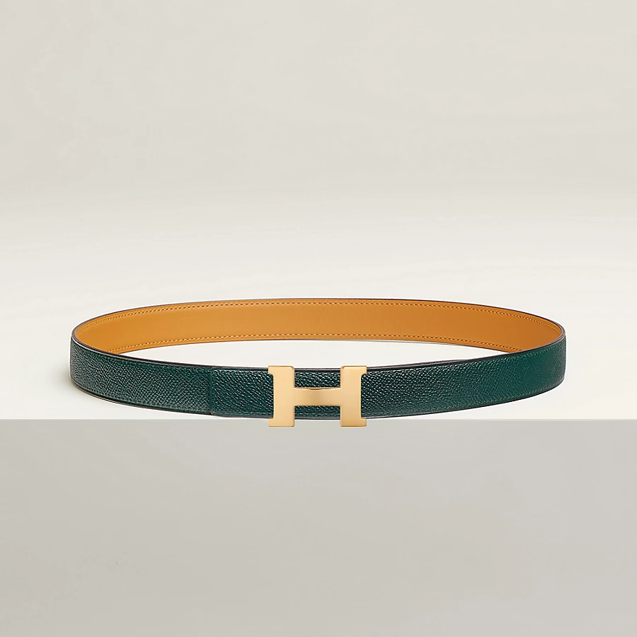 Mini Constance belt buckle & Reversible leather strap 24 mm - Image 3